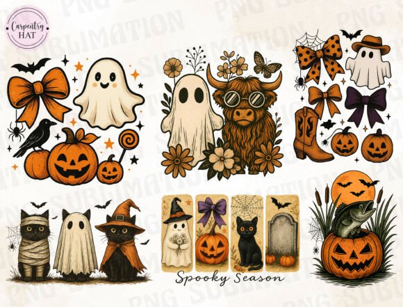 Download Spooky Season Halloween PNG Bundle - Halloween png Collection