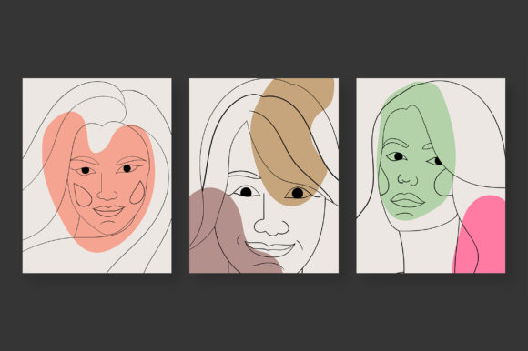 Download Beautiful Girl Line Art Poster Design - Poster design Collection