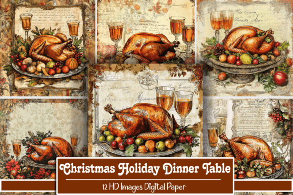 Download Christmas Holiday Dinner Table - Holiday Collection