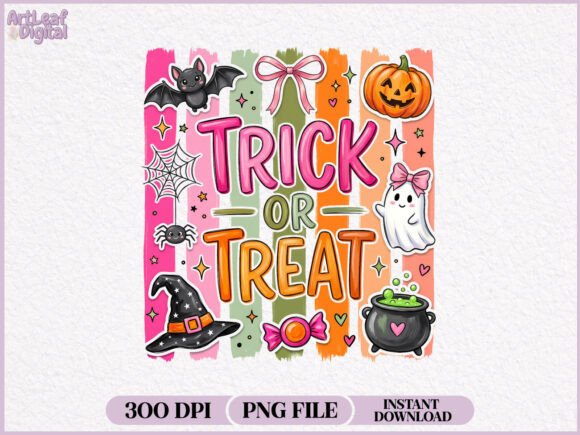 Download Preppy Trick or Treat Halloween PNG - Halloween png Collection