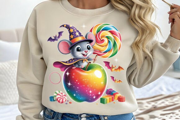 Download Halloween Mouse Wizard Hat Clipart PNG - Premium Resources